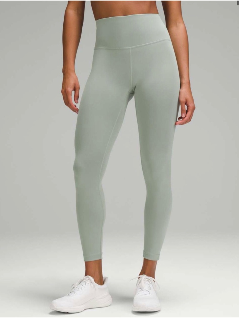 Lululemon Wunder Train High Rise Tight Pant Legging 8 Green 25" Activewear Yoga